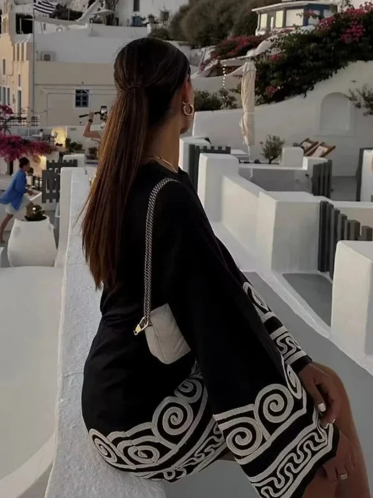 Women’s Embroidered Patchwork Dress