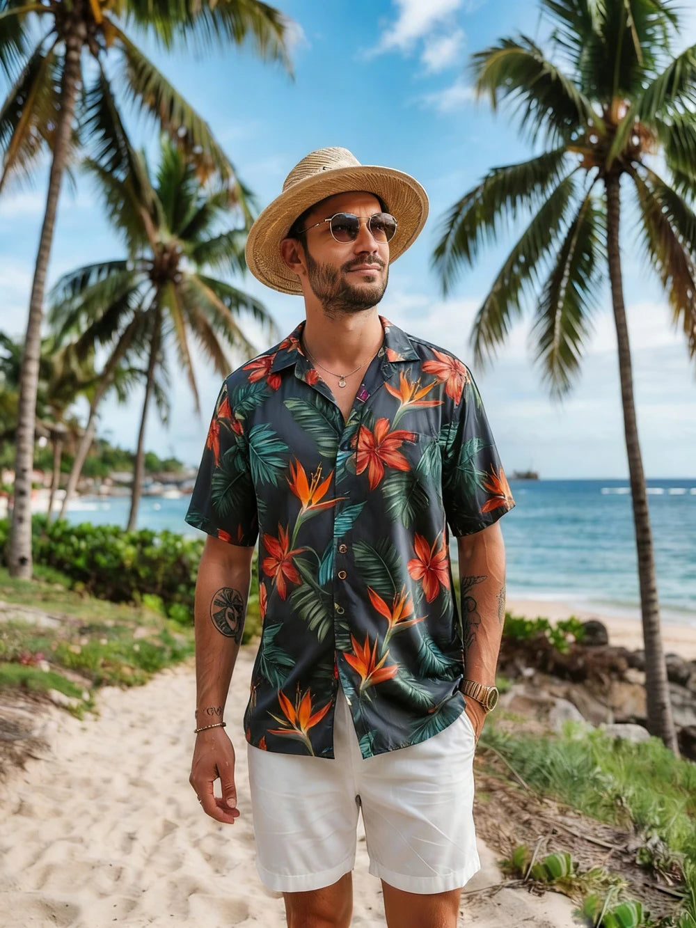 Summer Print Casual Shirt