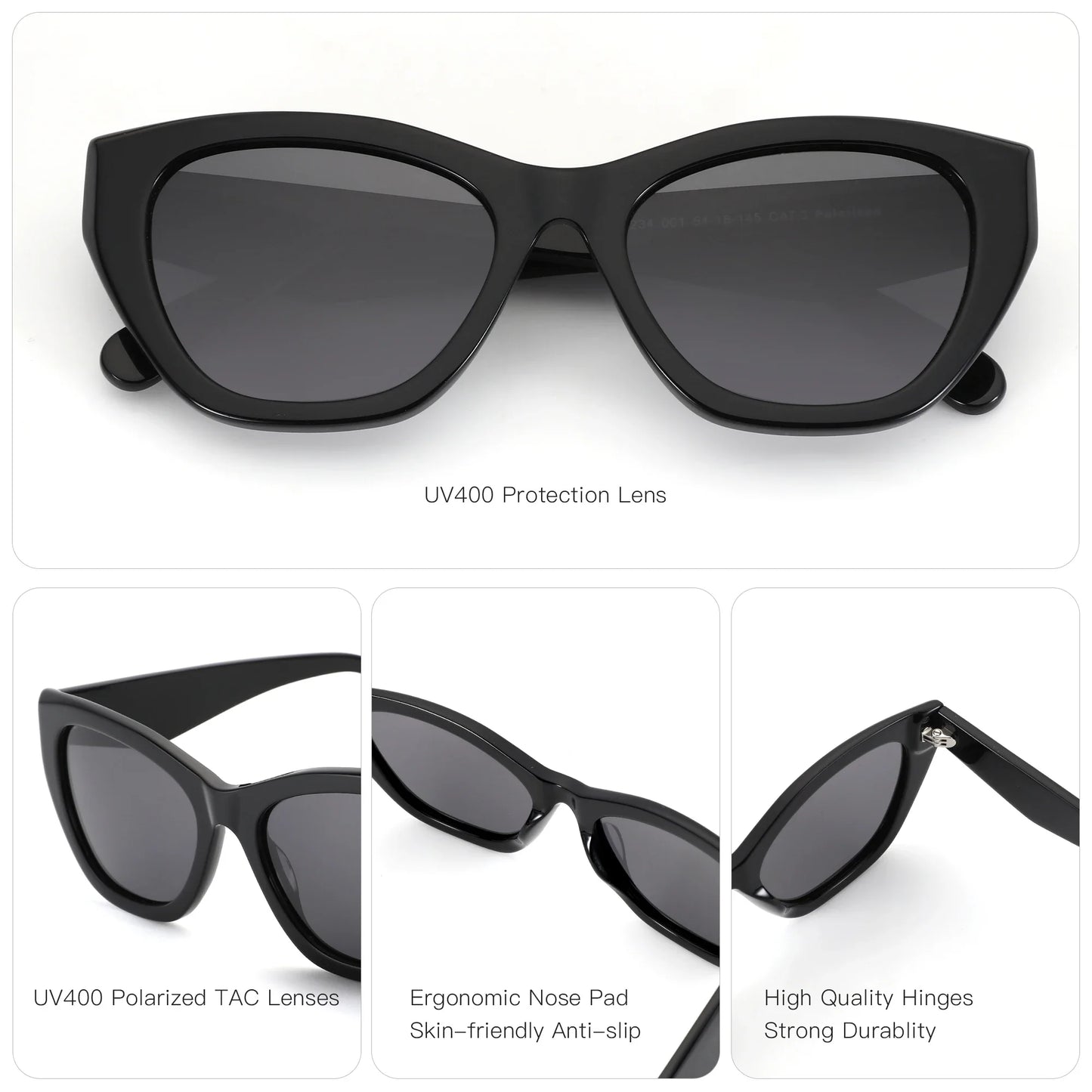 Women's Fashion Butterfly Polarized Sunglasses