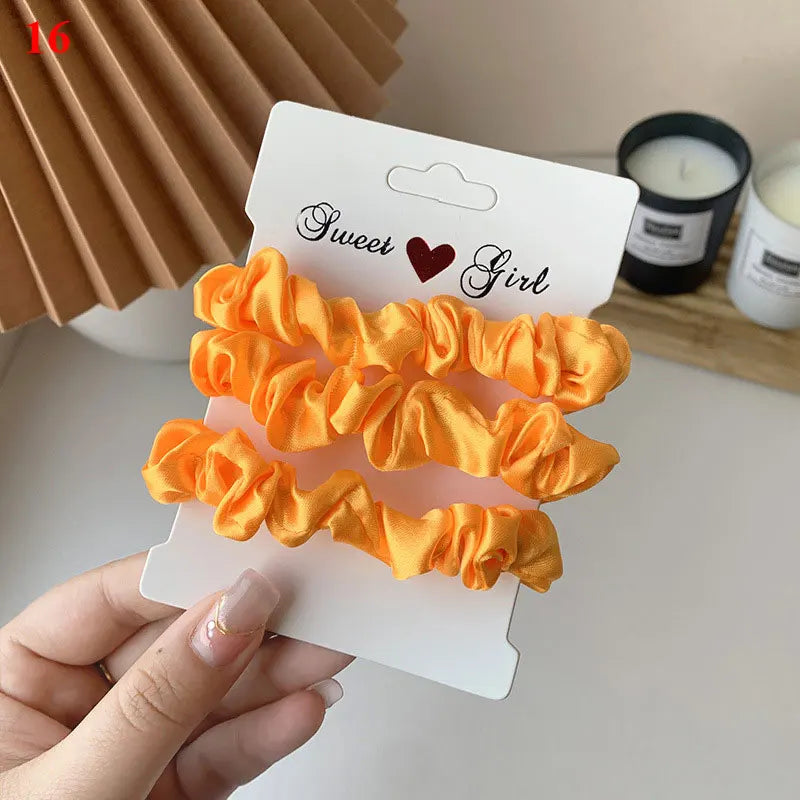 Satin Scrunchie Set
