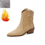 Suede Pointy Boots