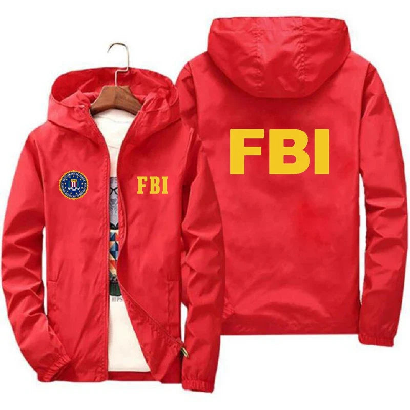 FBI Printed Man Jacket