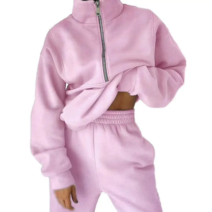 Loose Two-Piece Tracksuit Set