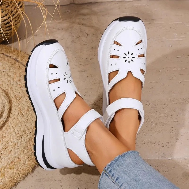 Women Basic PU Sandals