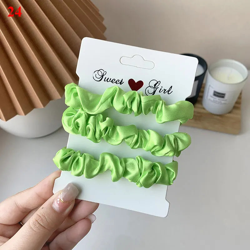 Satin Scrunchie Set