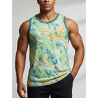 Camo Graphic Print Vest