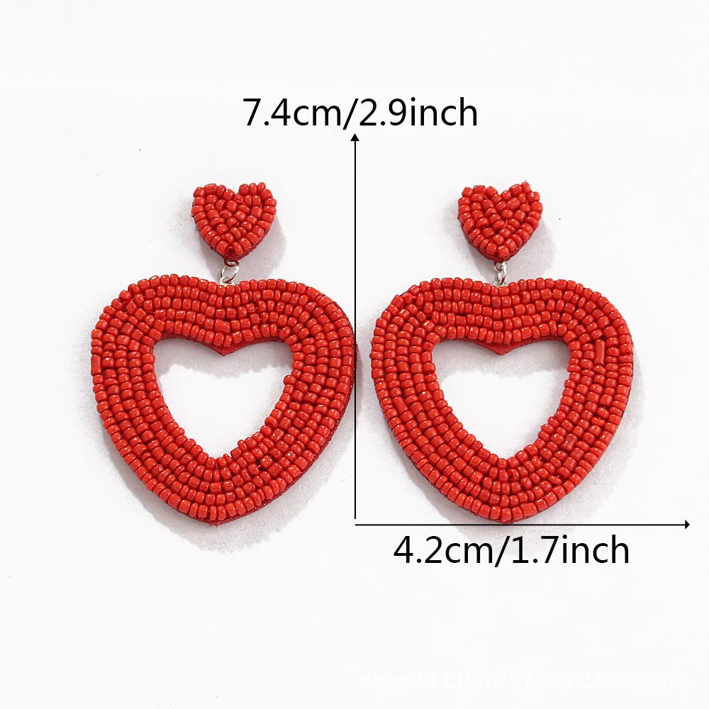 Love Letter Beaded Earrings