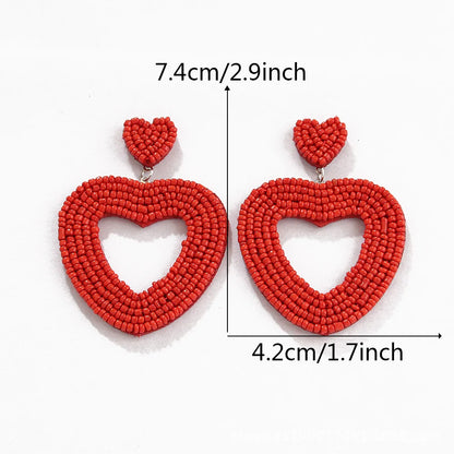 Love Letter Beaded Earrings