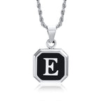 Initials Letter Pendant Necklace