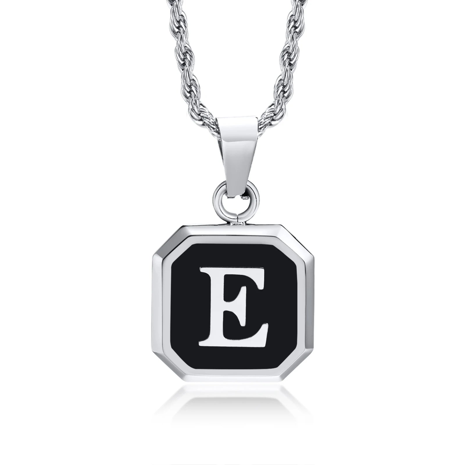 Initials Letter Pendant Necklace