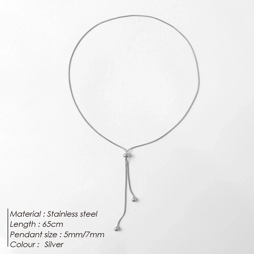 Personalized Y Pendant Necklace