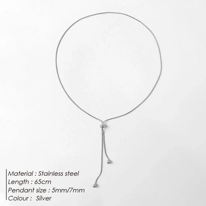 Personalized Y Pendant Necklace