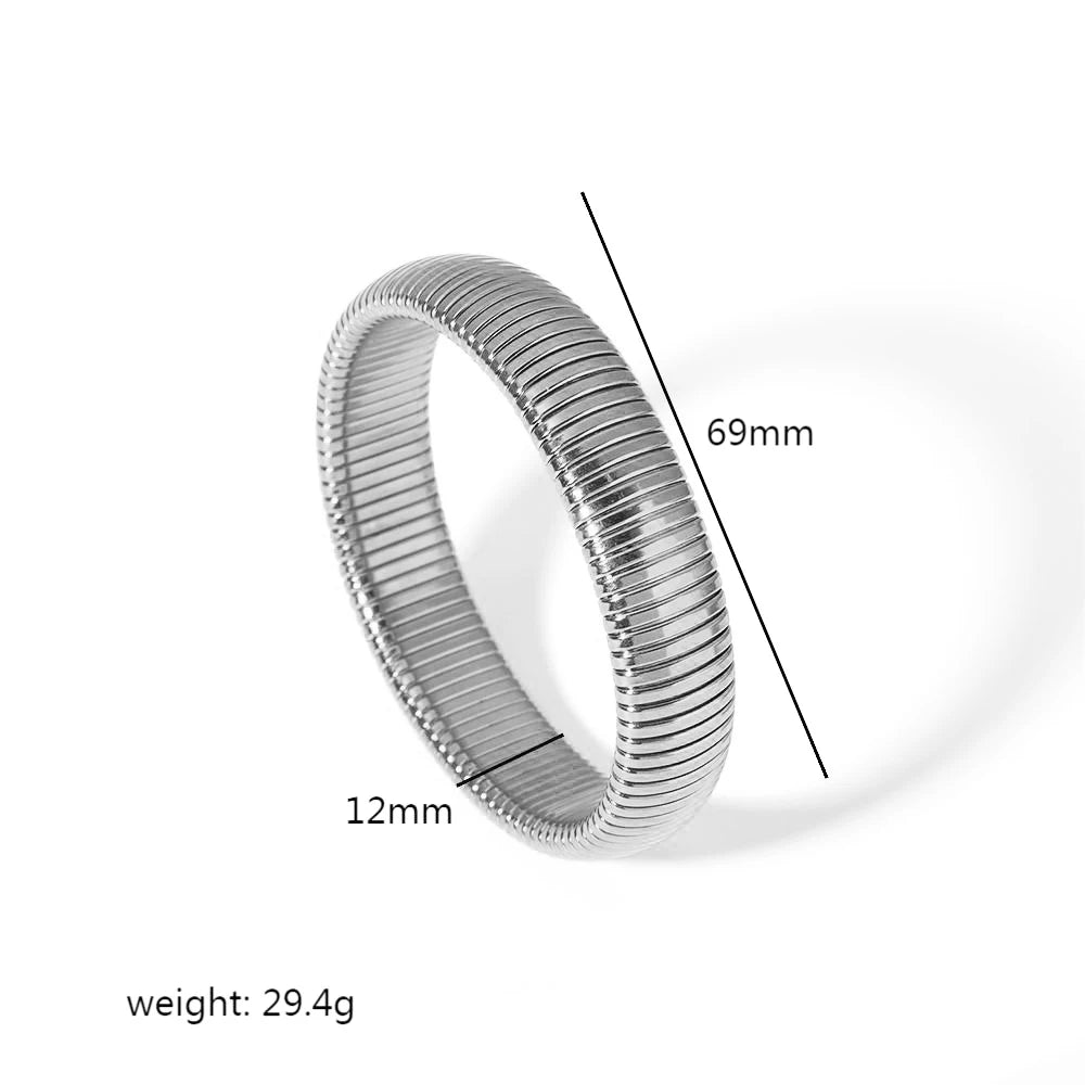 Gold Stainless Steel Bangle