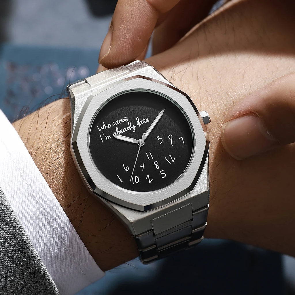 MOBANGTUO Arabic Digital Steel Watch