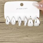 Chunky Gold Hoop Earrings