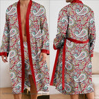 Leopard Robe 2Pcs Pajamas Bathrobe