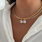 Zircon Geometric Pendant Necklace