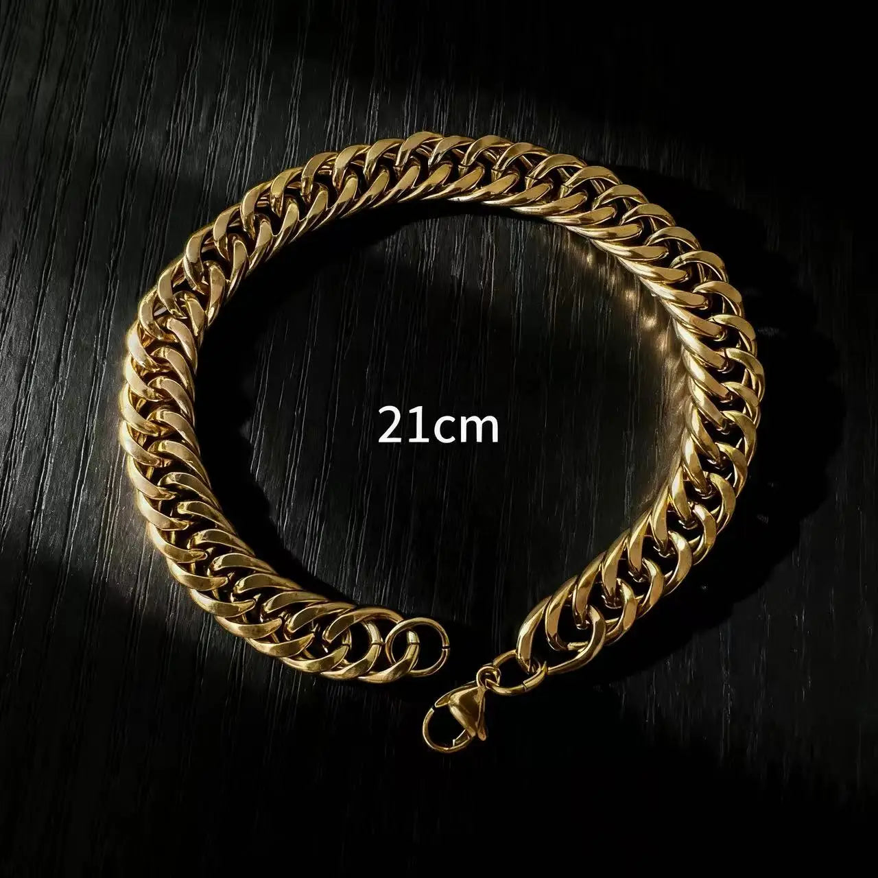 HNSP Gold Curb Necklace