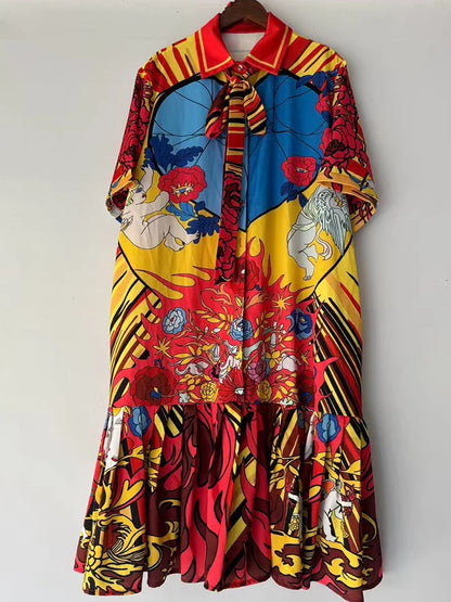 Light Luxury Lapel Dress