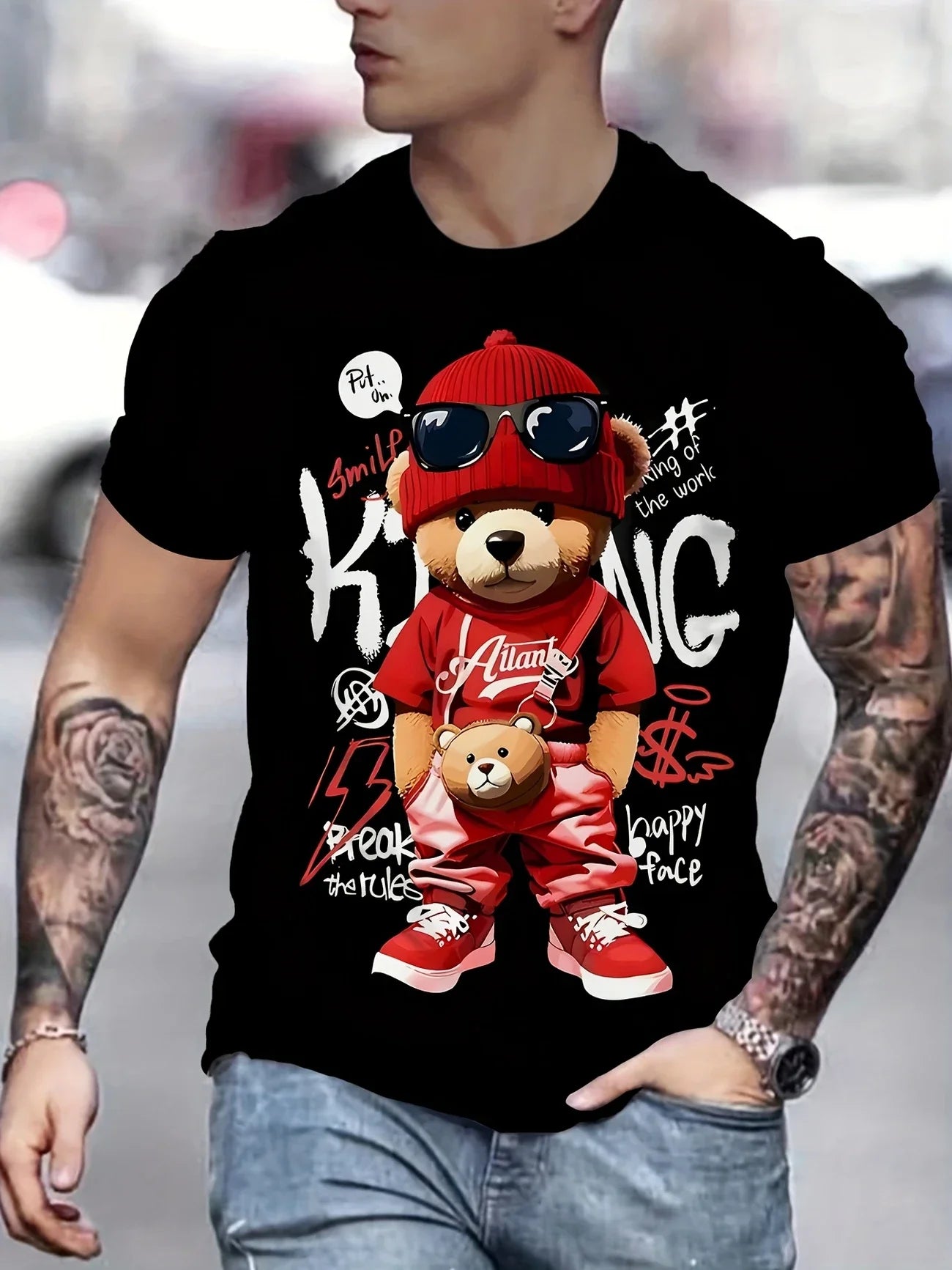Lightweight Printed Casual T-Shirt