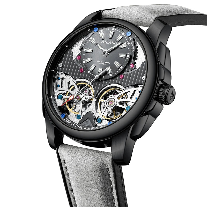 AILANG Tourbillon Leather Automatic Watch