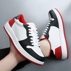 Genuine Leather Fall Platform Sneakers