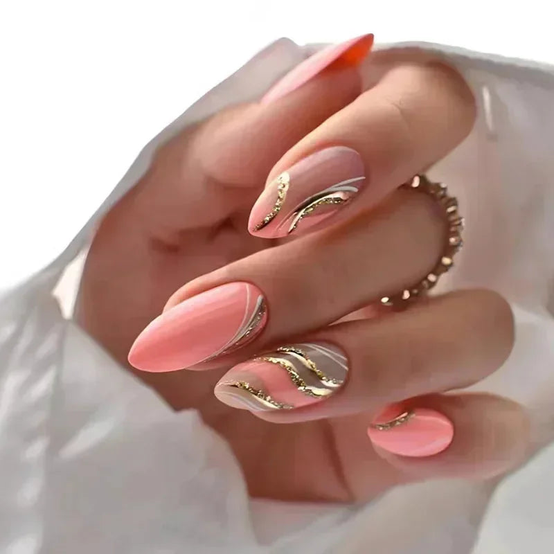 Finished False Nails Detachable Long