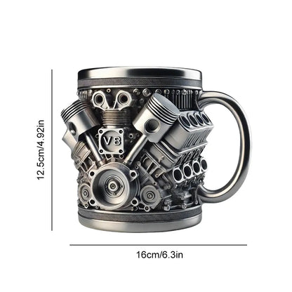 Engine Coffee Mug Stainless Steel