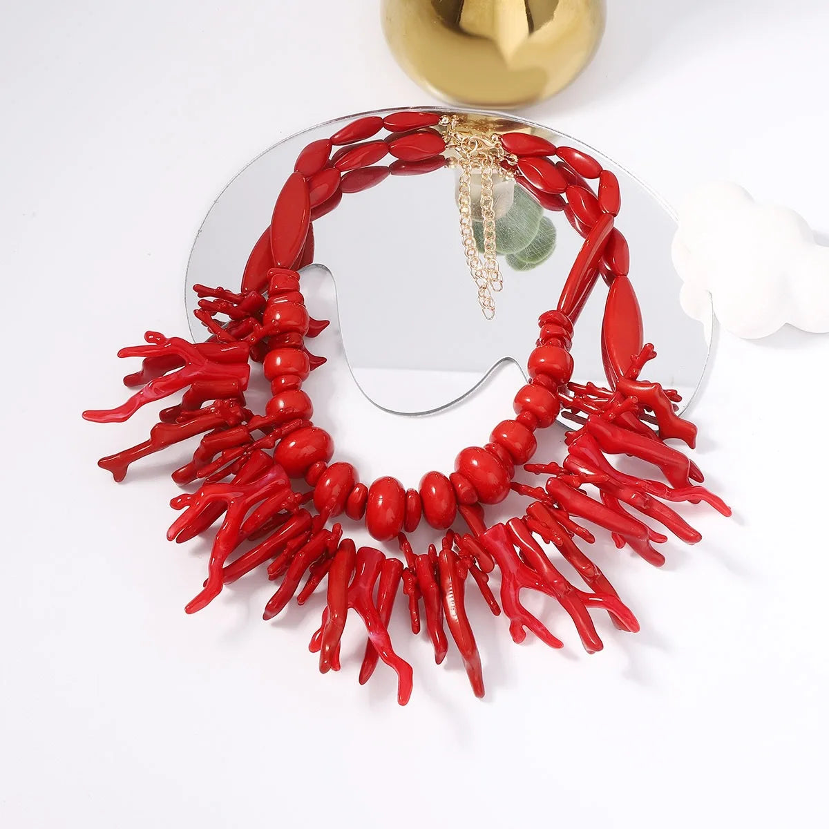 Women's Fashion Coral Choker
