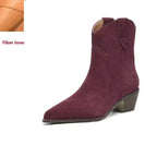 Suede Pointy Boots
