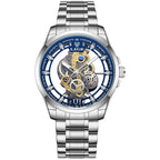 LIGE Gold Skeleton Vintage Watch