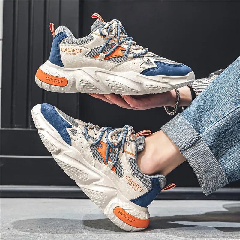 Streetwear Mesh Platform Spring Sneakers