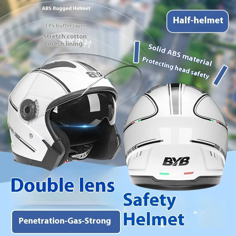 Open Face Motorcycle Helmet