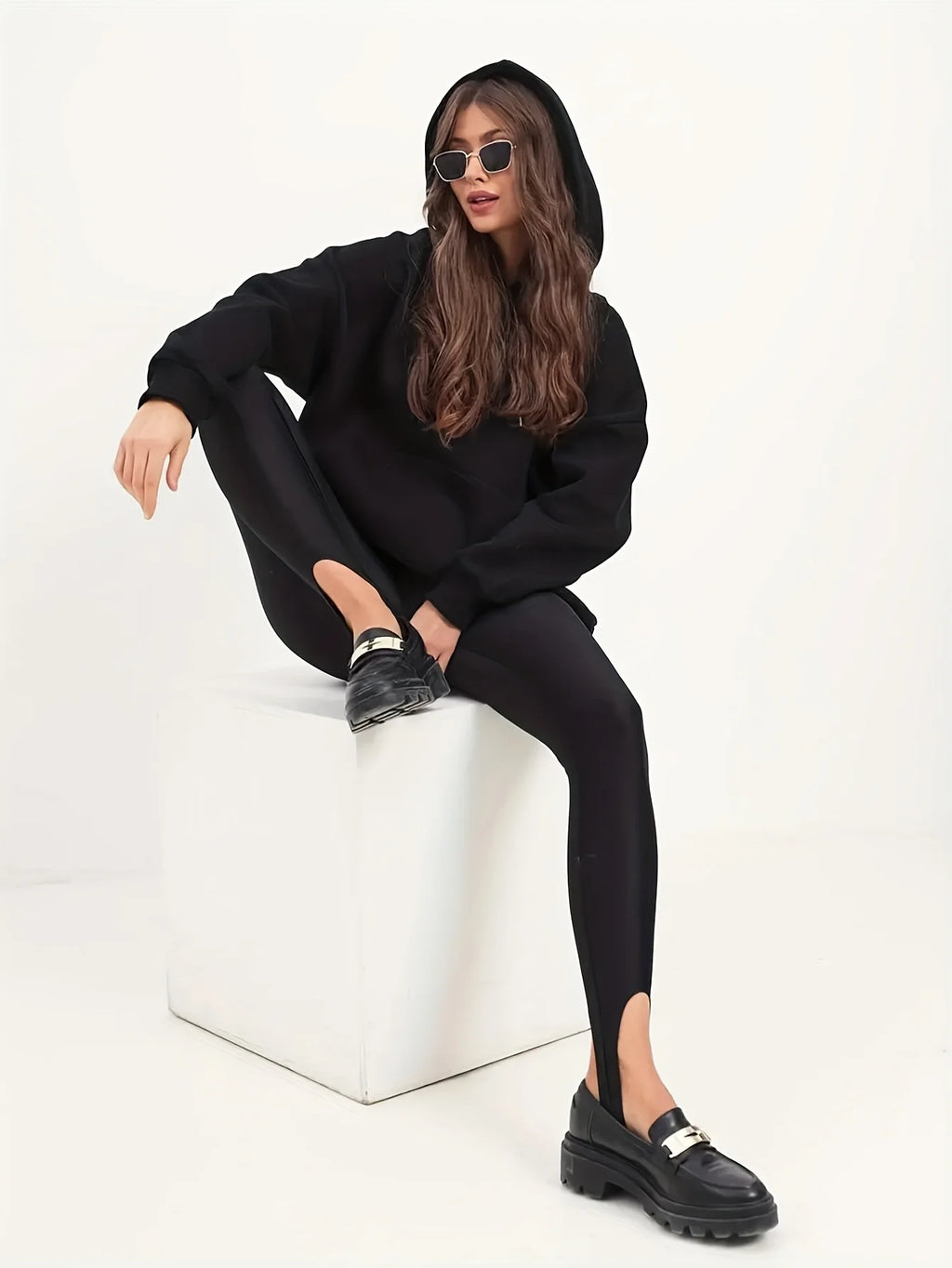 Glossy Stretch Nylon Leggings