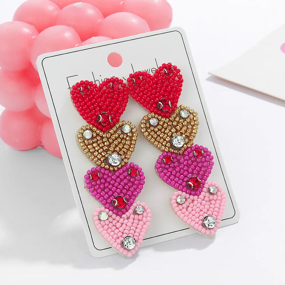 Love Letter Beaded Earrings