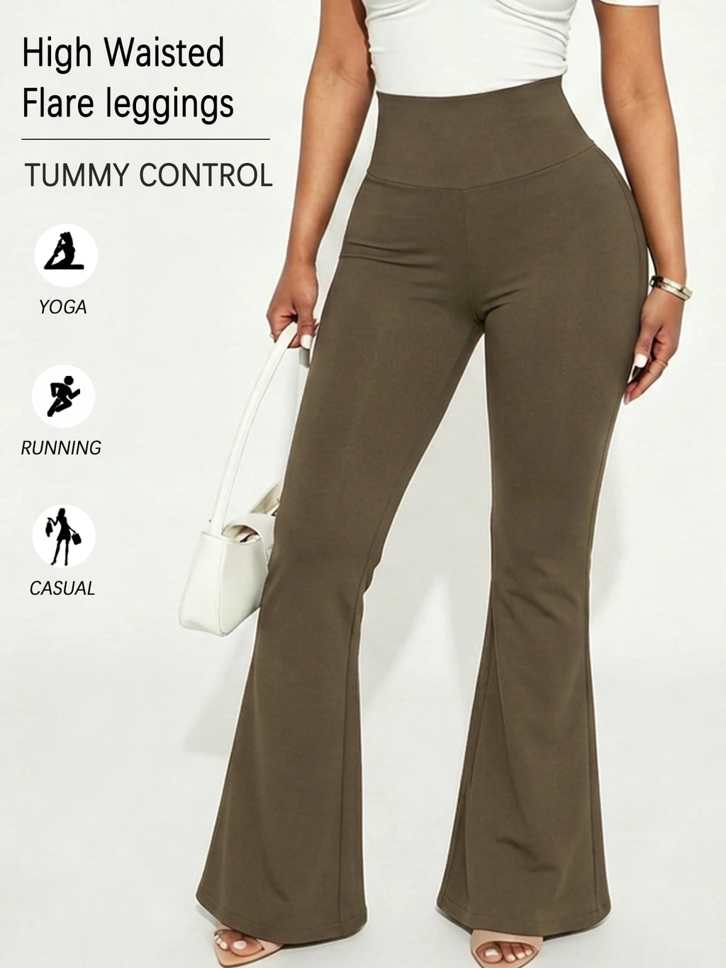 Super-Soft Bell-Bottom Yoga Leggings