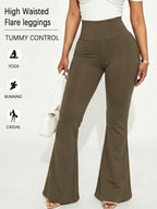 Super-Soft Bell-Bottom Yoga Leggings