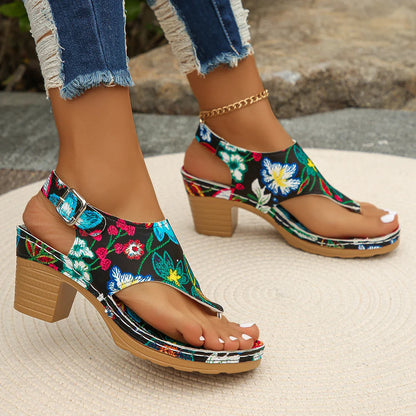 Summer Women Chunky Sandals
