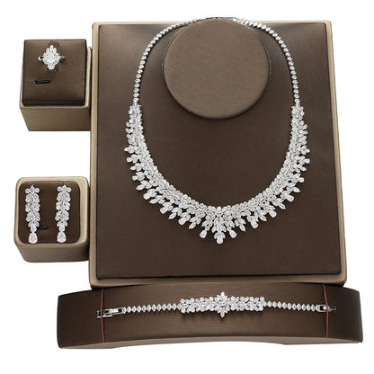 Zirconia Bridal Jewelry Set