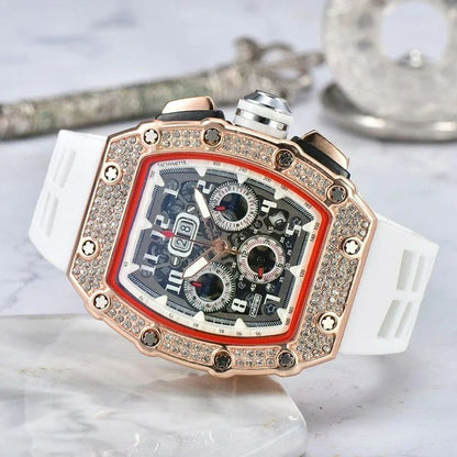 Multifunctional Barrel Quartz Watch