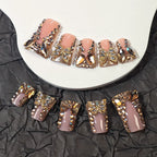 3D Diamond Butterfly Nails
