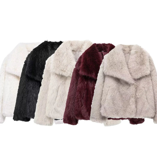 Fluffy Faux Coat