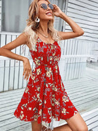 Lace-up Sleeveless Sundress