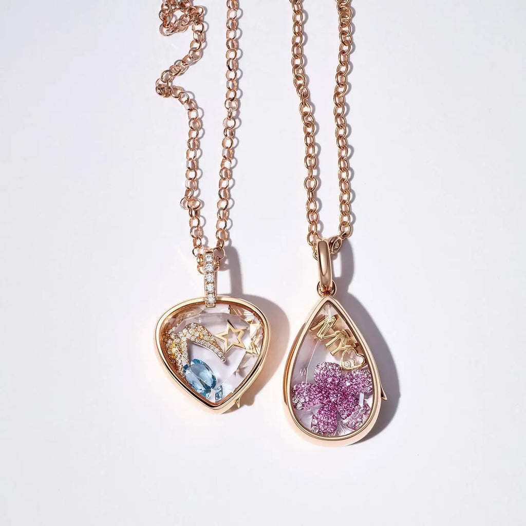 Neo Gothic Heart Pendant Necklace