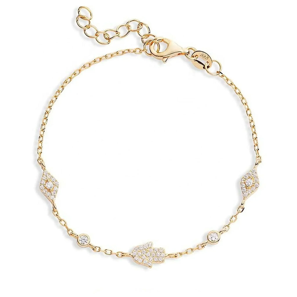 Evil Eye Charm Link Bracelet