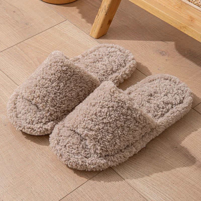 Plush Winter Home Slippers