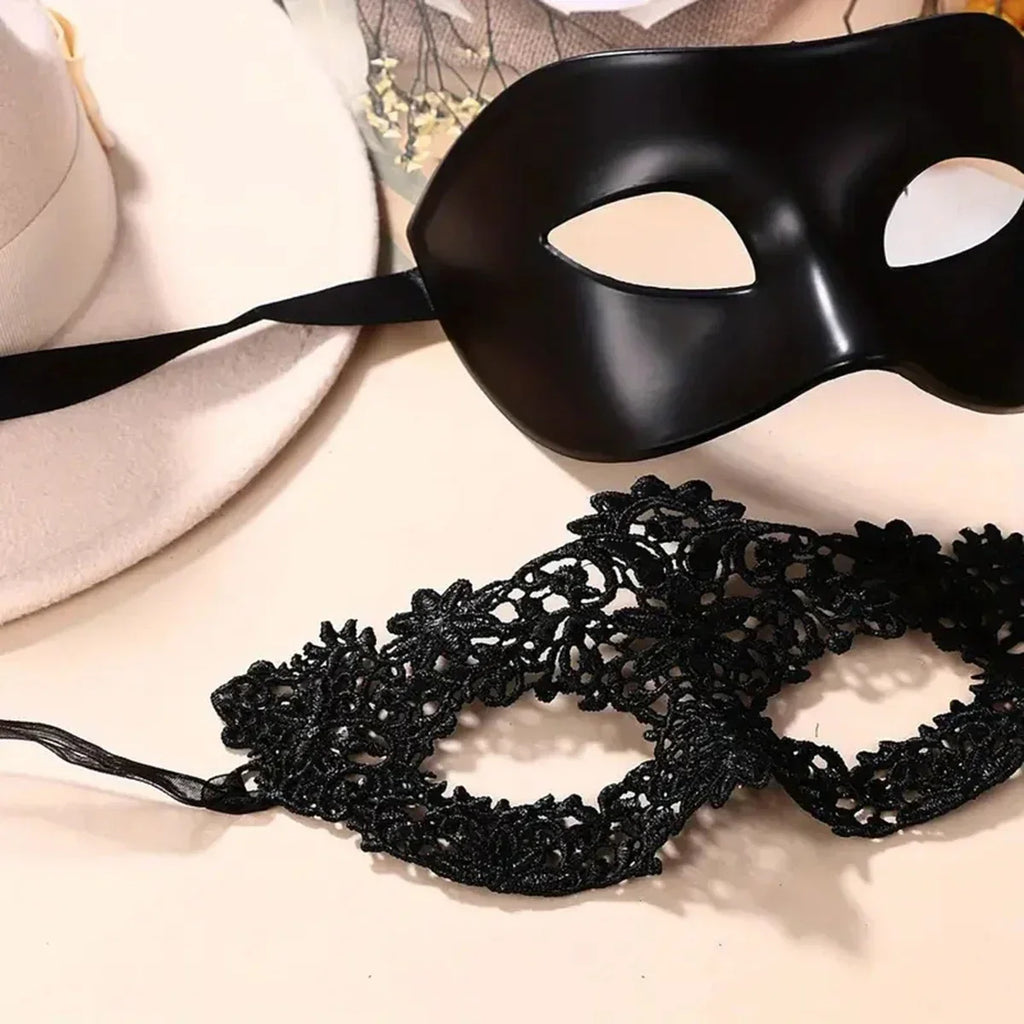 Couples Lace Masquerade Masks