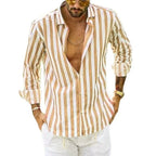 Solid Linen Office Shirt