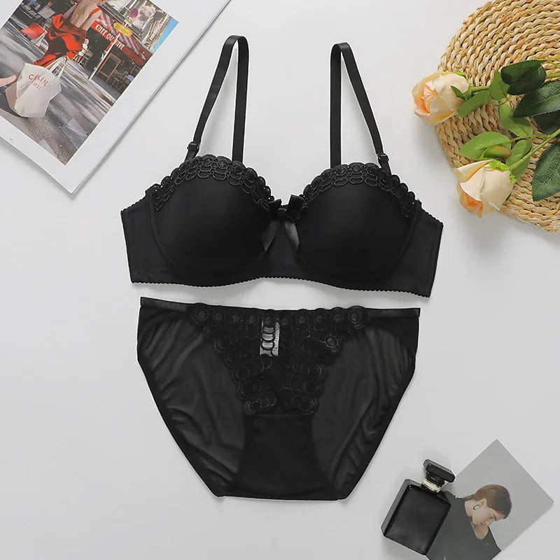 Lace Lingerie Bra Set