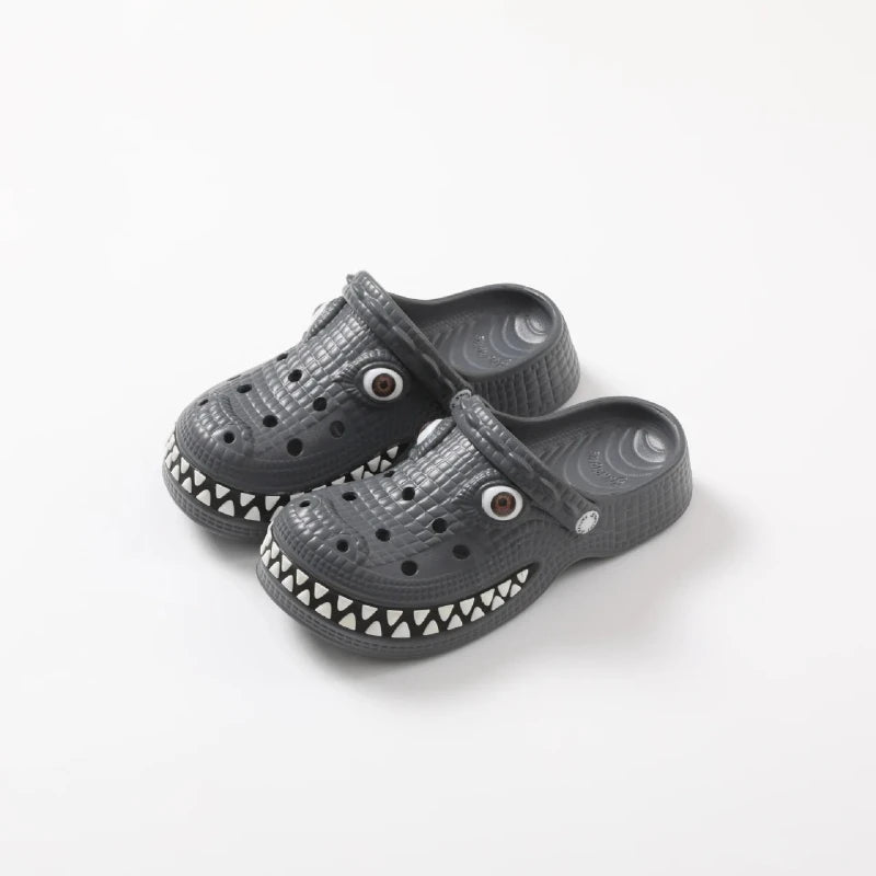 Crocodile Print House Clogs